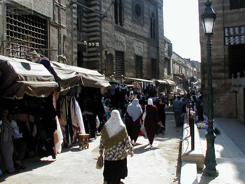 Narrow Shopping Street